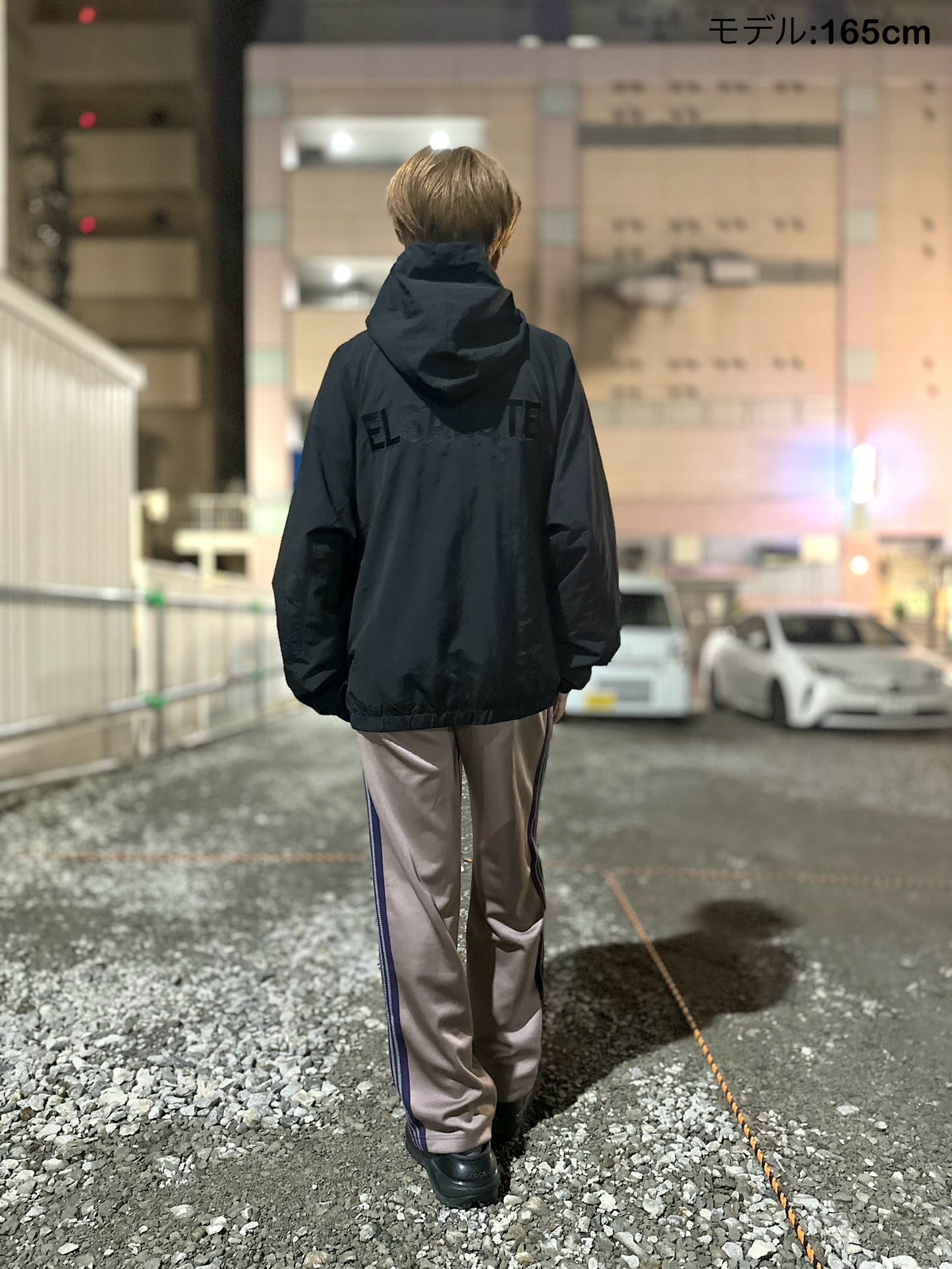 NYLON ZIPUP HOODIE