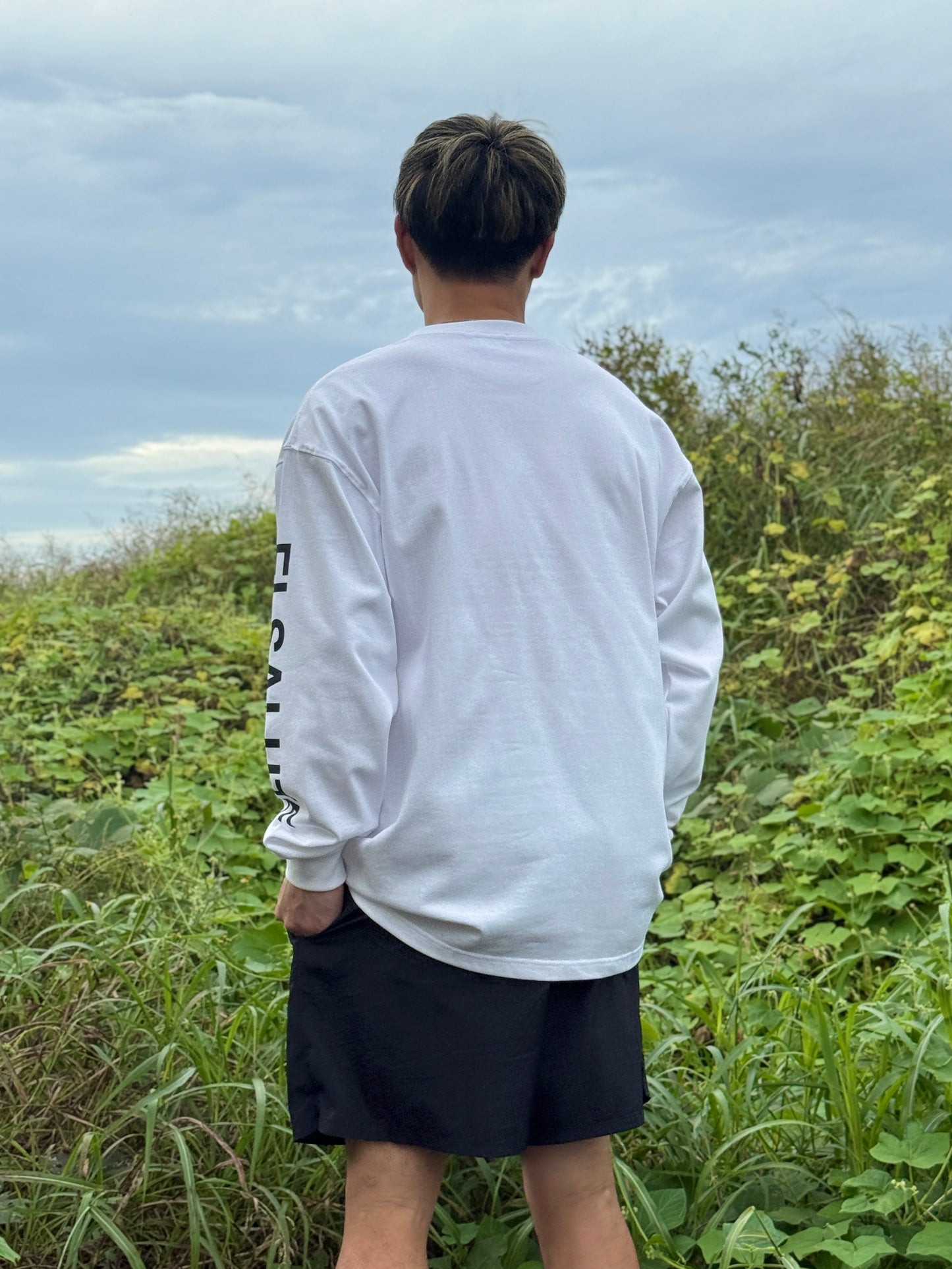【セット販売】COTTON LONG SLEEVE × NYLON SHORTS