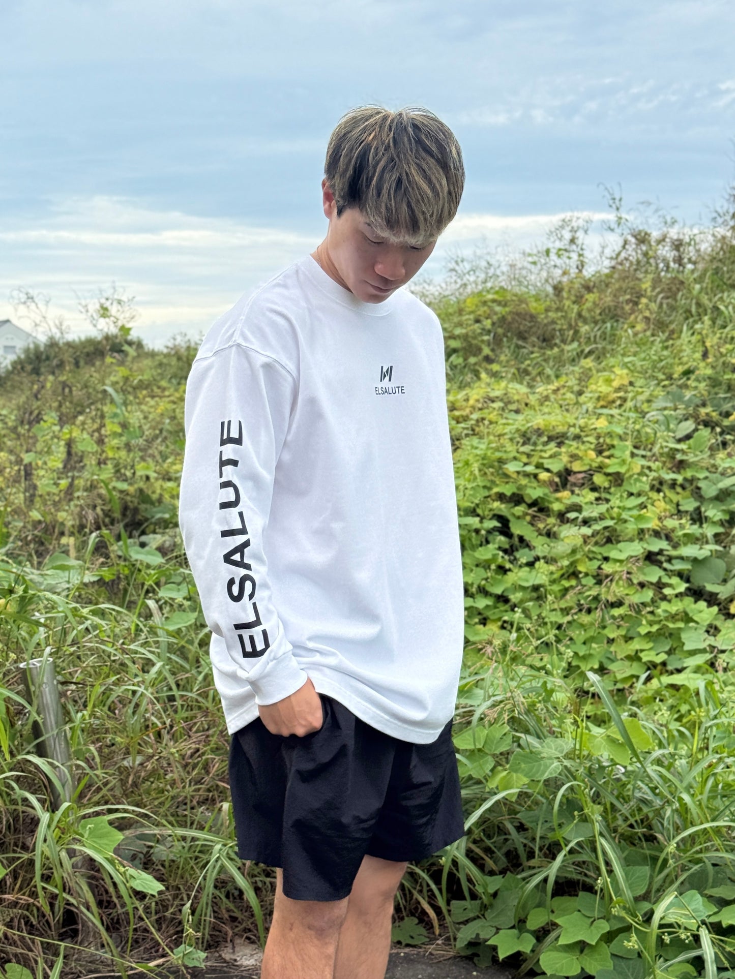 【セット販売】COTTON LONG SLEEVE × NYLON SHORTS