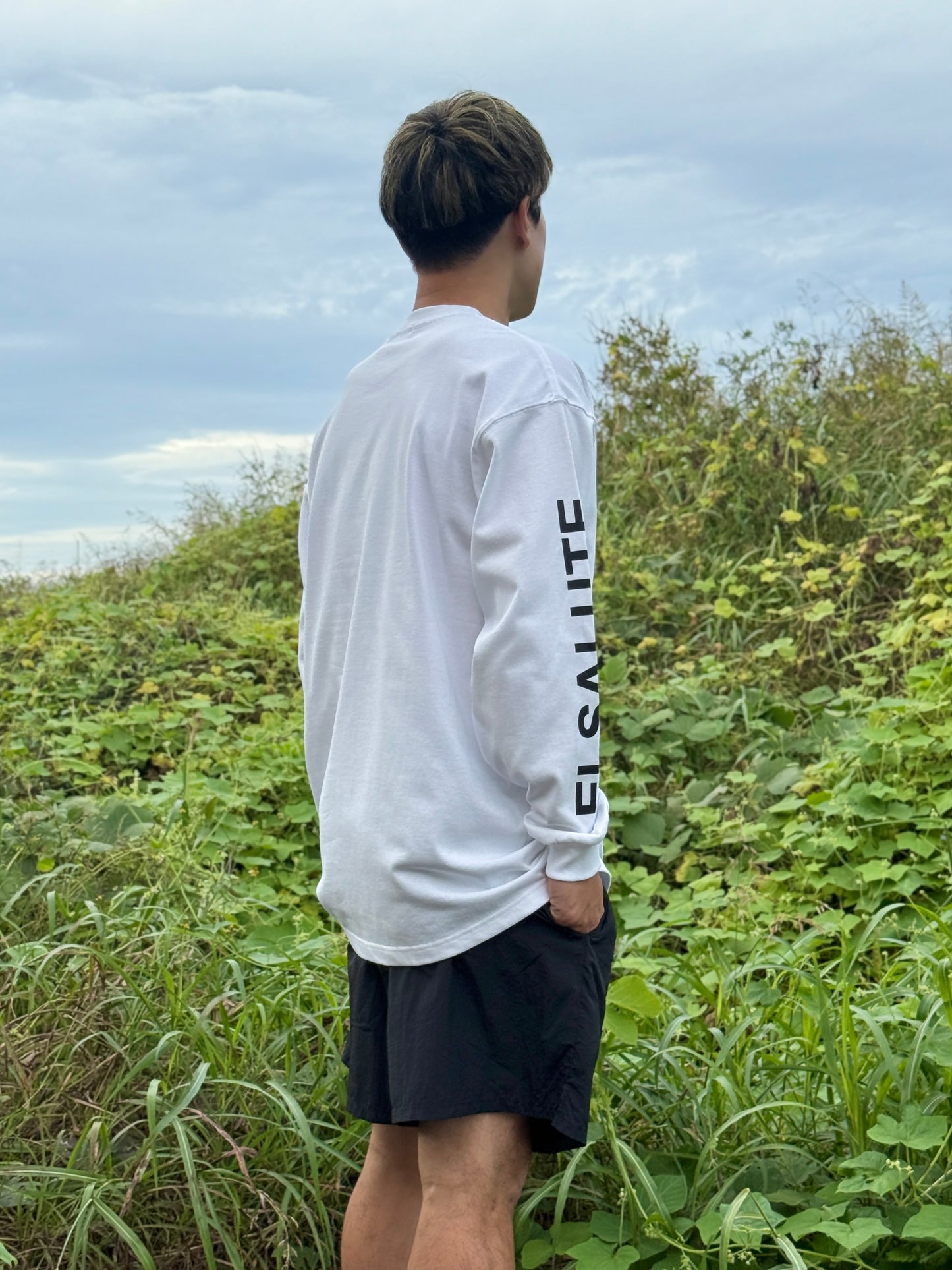 【セット販売】COTTON LONG SLEEVE × NYLON SHORTS