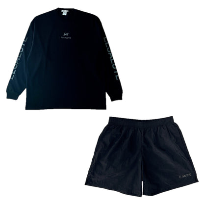 【セット販売】COTTON LONG SLEEVE × NYLON SHORTS