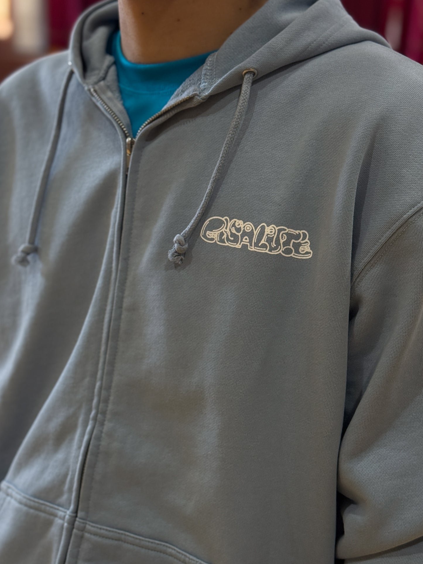 CHARACTER LOGO ZIPUP HOODIE