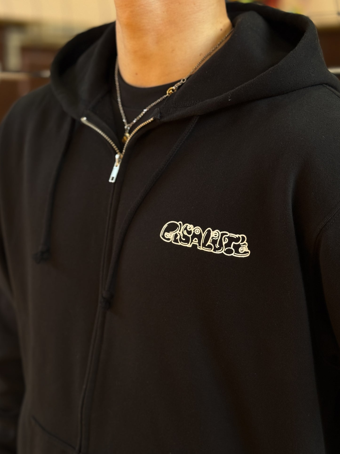 CHARACTER LOGO ZIPUP HOODIE