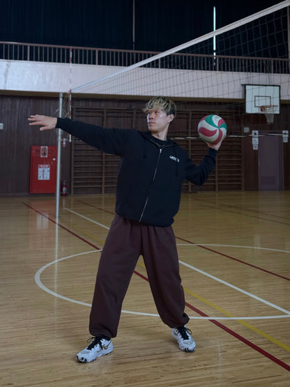 CHARACTER LOGO ZIPUP HOODIE